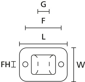 HellermannTyton Klebesockel TY8G1S-W-C1