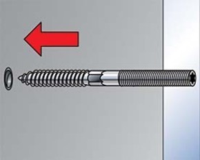 Fischer Deutschl. Stockschraube m. Tox STST 8x120