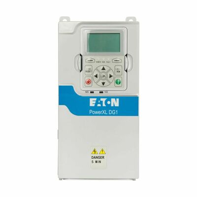 Eaton Frequenzumrichter 3phasig 230V 3.7A 0.75kW AC DG1-323D7EB-C20C