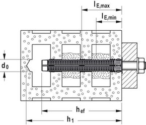 Fischer Deutschl. Injections-Ankerhülse FIS H 16X85 K