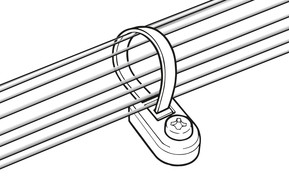 HellermannTyton Befestigungssockel FH18-N66-NA-D1