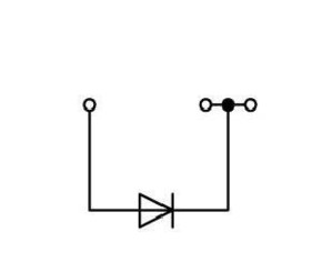 WAGO GmbH & Co. KG Diodenklemme 3L, 1N4007 281-673/281-410