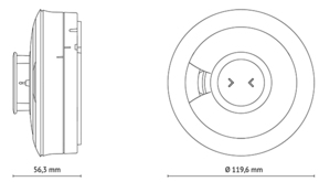 Ei Electronics Wärmewarnmelder Ei630iRF-1XD