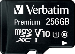 Verbatim microSDXC Card 256GB Class 10, U1,Premium VERBATIM 44087