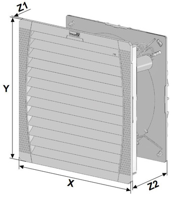 Pfannenberg Austrittsfilter IP54, RAL7035 PFA60000547035EMC