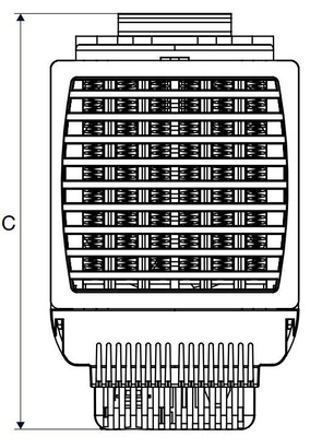 Pfannenberg Heizgebläse 230AC, 200W PFH-T200230V