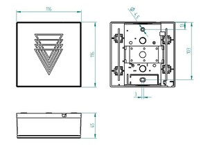 Grothe Zweiklang Gong Polygon GONG 465A Bw/ku-p