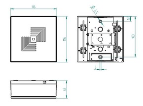 Grothe Zweiklang Gong Retro GONG 465A Bw/me-r