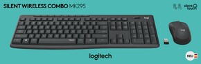 Logitech Tastatur/Maus Set SilentTouch,Wireless LOGITECH MK295 graf