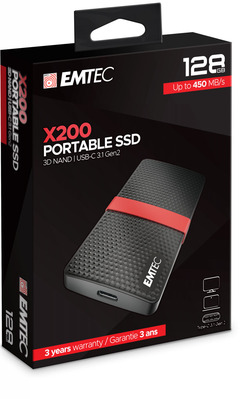 api Computerhandel SSD 1TB EMTEC 3.1 Gen2 X200 Portable 4 ECSSD1TX200