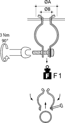 Niedax Rohrbefestigung SSYHR-3034