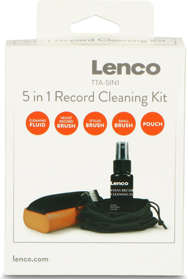 LENCO Cleaning-Kit f.Schallplatt en+Nadeln TTA-5IN1