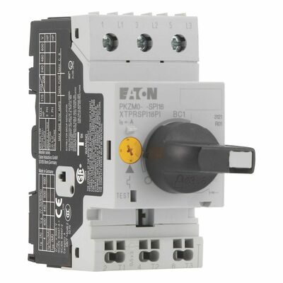 Eaton Motorschutzschalter 3-polig,Ir=0.63-1A PKZM0-1-SPI16/AKGVP2