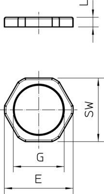 OBO Bettermann Vertr Gegenmutter Iso 116 PG 7