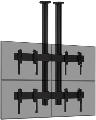 Vogels Bodenmontage Kit Videowall,2x2,46-55Z CVW2255 sw