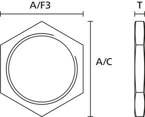 HellermannTyton Ms-Gegenmutter NPB ML 10S ALNPB-PG9