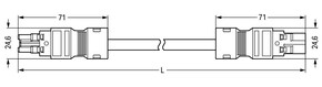 WAGO GmbH & Co. KG konfekt.Verbindungsleitung Eca,Buchse Stecker 771-8982/005-101