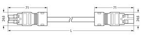 WAGO GmbH & Co. KG konfekt.Verbindungsleitung Eca,Buchse Stecker 771-8982/005-101