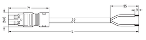 WAGO GmbH & Co. KG konfekt. Anschlussleitung Eca,Stecker 771-8982/205-201