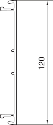 Tehalit Brüstungskanal-OT PVC, B170 BR 701702 rws