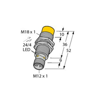 Turck Sensor induktiv NI12U-M18-AP6X-H1141