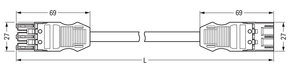 WAGO GmbH & Co. KG konfekt.Verbindungsleitung Eca,Buchse Stecker 771-9973/016-201