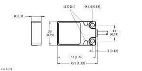 Turck Sensor induktiv BI5-Q08-VP6X2