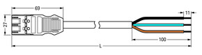 WAGO GmbH & Co. KG konfekt. Anschlussleitung Eca,Stecker 771-9973/206-104