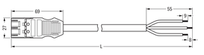 WAGO GmbH & Co. KG konfekt. Anschlussleitung Eca,Stecker 771-9973/207-101