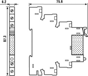 Finder Koppel-Relais 24V AC/DC Kontakte hartvergold 38.51.0.024.5060