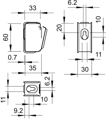 OBO Bettermann Vertr Grip-Sammelhalterung 15x NYM3x1,5 2031 M 15 A4