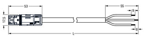 WAGO GmbH & Co. KG konfekt. Anschlussleitung Eca,Stecker 774-9993/206-101