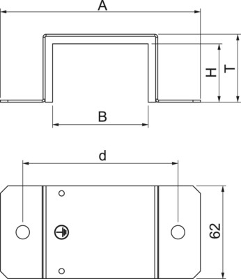 OBO Bettermann Vertr Verbinder mit Dichtung 100x250mm BSKM-VD 1025