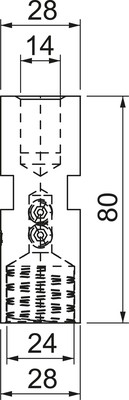 OBO Bettermann Vertr Anschlusselement D=23mm isCon IN connect