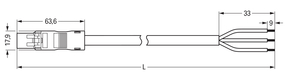 WAGO GmbH & Co. KG konfekt. Anschlussleitung Eca,Stecker 891-8993/205-203