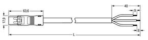 WAGO GmbH & Co. KG konfekt. Anschlussleitung Eca,Stecker 891-8993/206-202