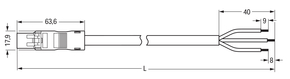 WAGO GmbH & Co. KG konfekt. Anschlussleitung Eca,Stecker 891-8993/215-202